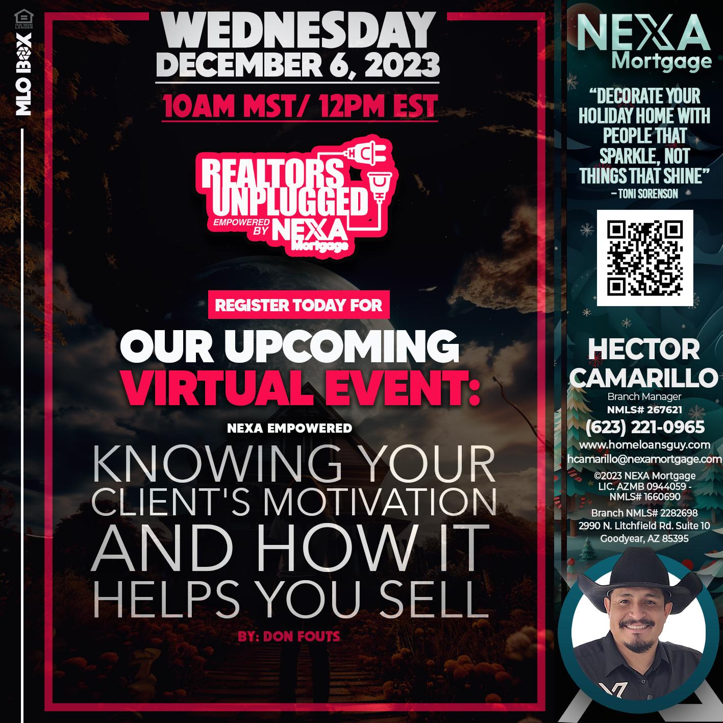 realtor lets collab Hector Camarillo Branch Manager